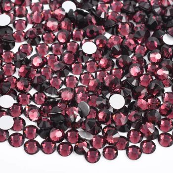 Amethyst Glass Rhinestones