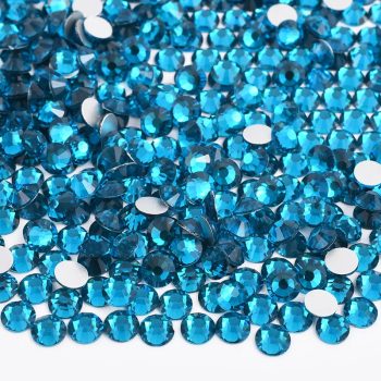 Blue Zircon Glass Rhinestones