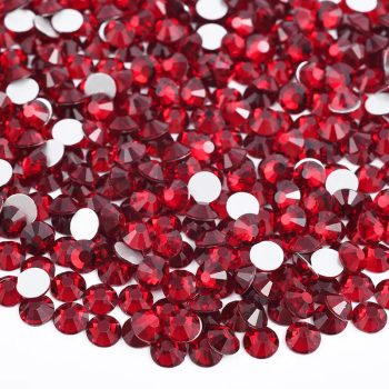 Dark Siam Glass Rhinestones