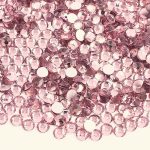 Lt Amethyst Glass Rhinestones