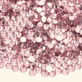 Lt Amethyst Glass Rhinestones