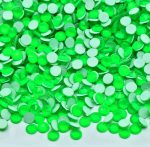 Neon Green Glass Rhinestones