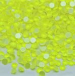 Neon Yellow Glass Rhinestones