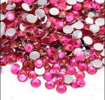 Lt Rose Pink Resin Rhinestones