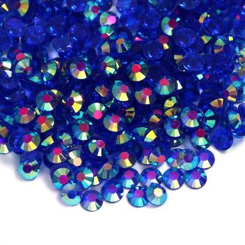 Transparent Sapphire AB Resin Rhinestones