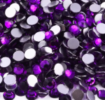 Violet Glass Rhinestones