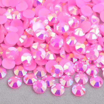 Hot Pink AB Jelly Rhinestones