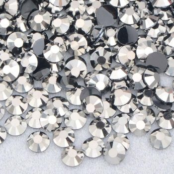 Smokey Silver Jelly Rhinestones