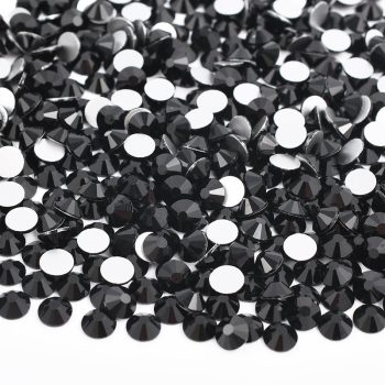 Black Glass Rhinestones