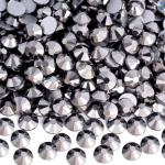 Hematite Glass Rhinestones