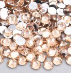 Lt Peach Resin Rhinestones