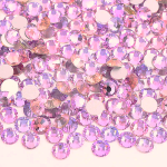 Pink Violet Glass Rhinestones