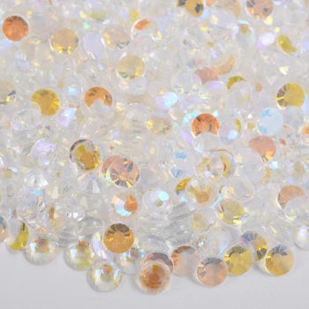 Polar Light White Aurora Clear Glass Rhinestones