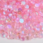 Polar Light Pink Glass Rhinestones