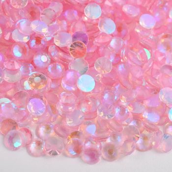 Polar Light Pink Glass Rhinestones