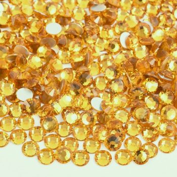 Topaz Glass Rhinestones